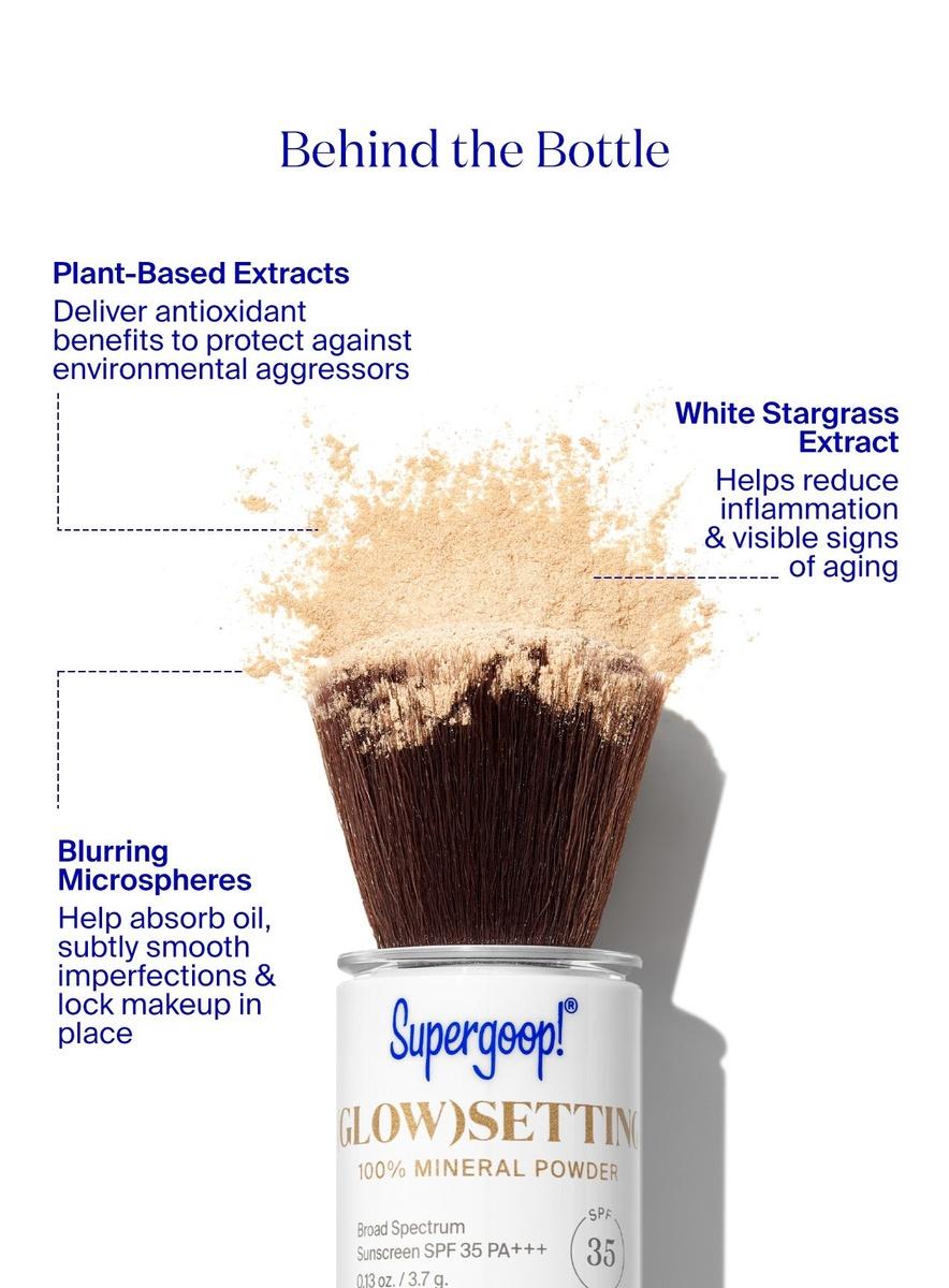 Supergoop! (Glow)setting Powder 100% Mineral SPF35