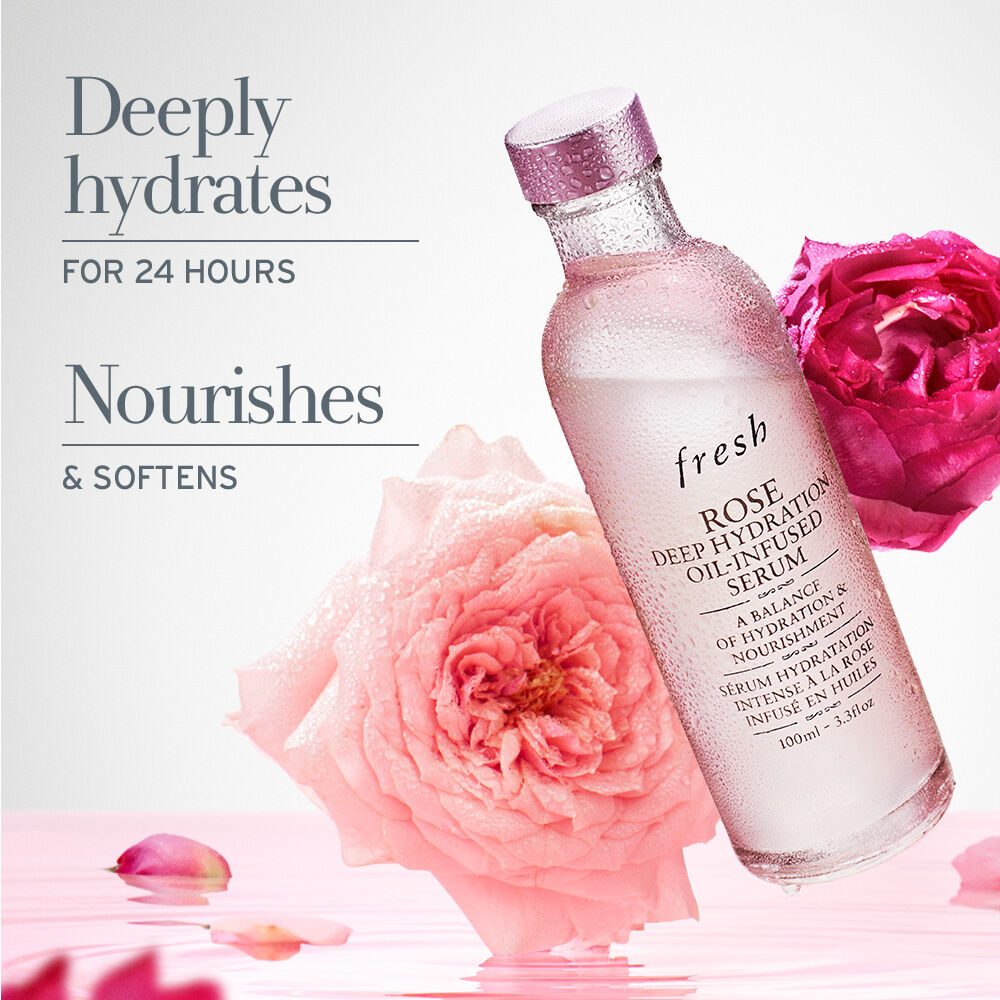 Fresh Rose Deep Hydration Oil-Infused Serum 3.3oz