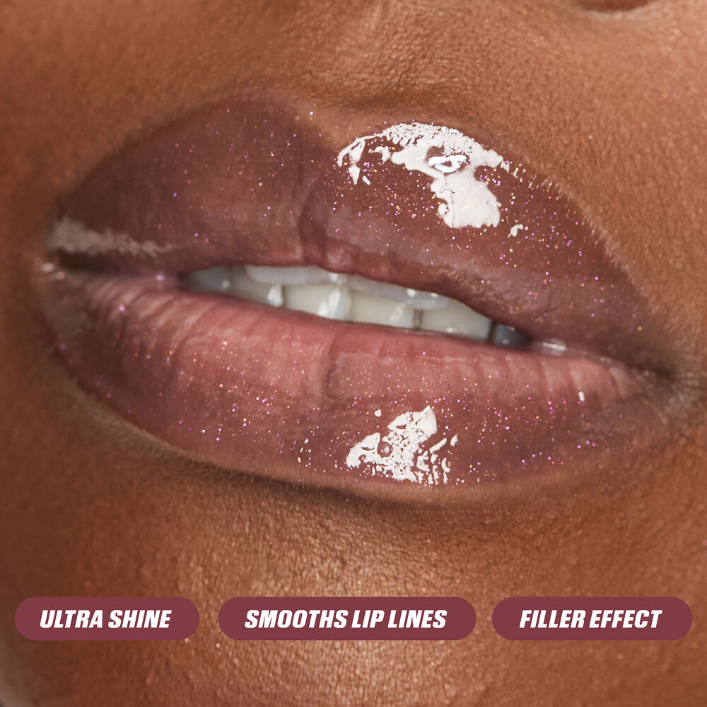 Huda Beauty Icy Nude FAUX FILLER Lip Gloss