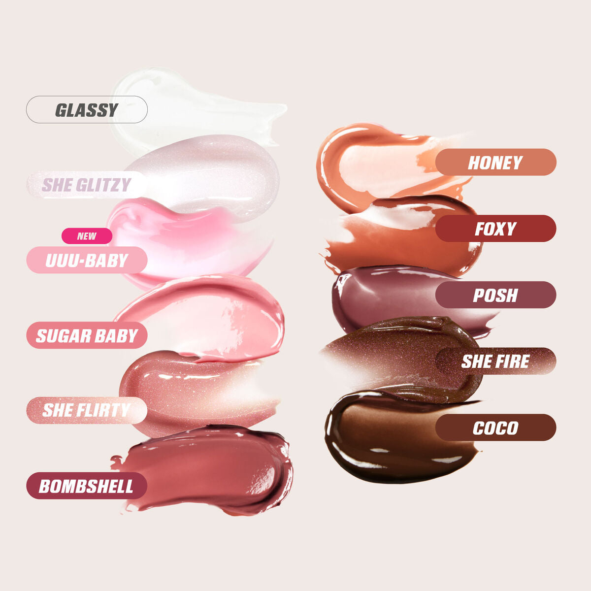 Huda Beauty Faux Filler Gloss UUU-Baby