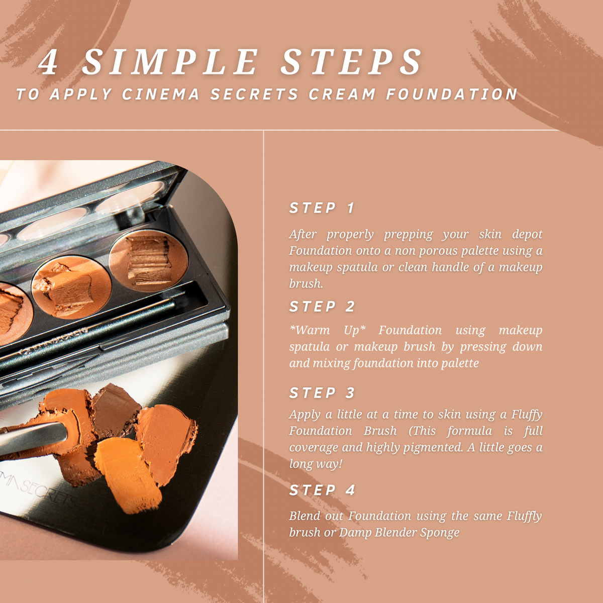 Cinema Secrets Ultimate Foundation 5-in-1 Pro Palette 100 Series