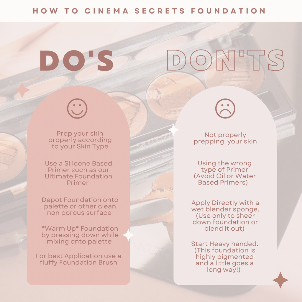 Cinema Secrets Ultimate Foundation 5-in-1 Pro Palette 500B Series