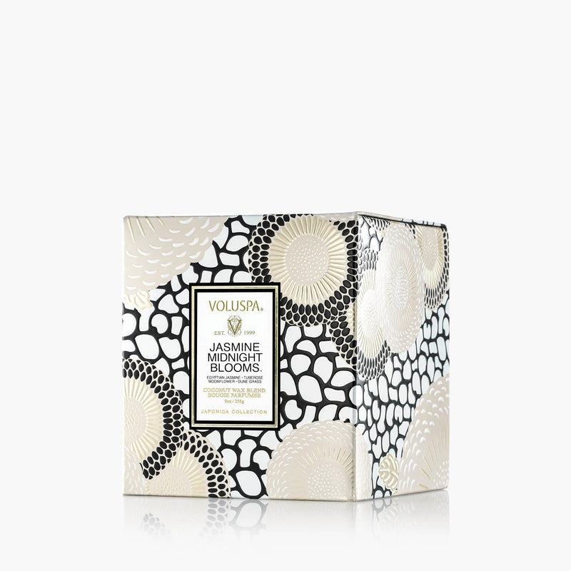 Voluspa Jasmine Midnight Blooms Classic Candle 9oz