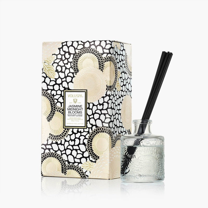 Voluspa Jasmine Midnight Blooms Reed Diffuser 100ml