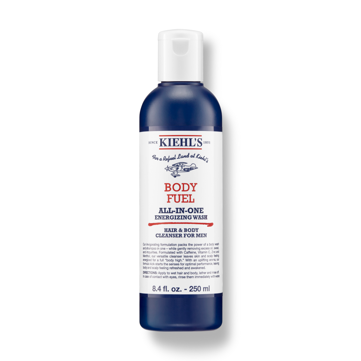 Kiehl's Body Fuel All-In-One Energizing Wash 8.4oz