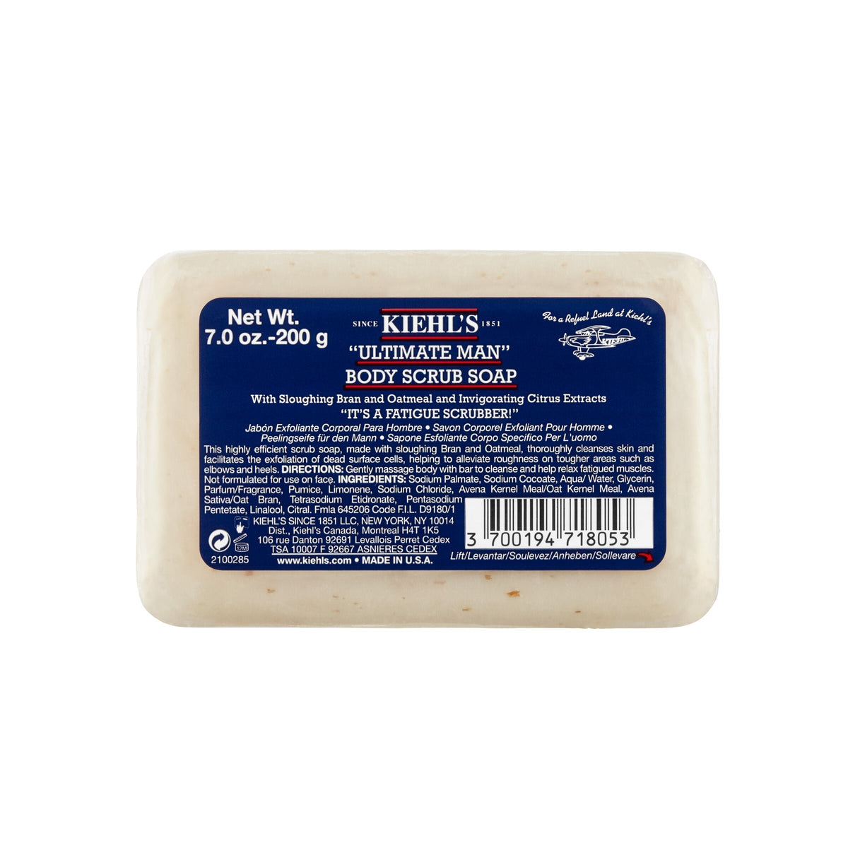Kiehl's Ultimate Man Body Scrub Soap 7oz