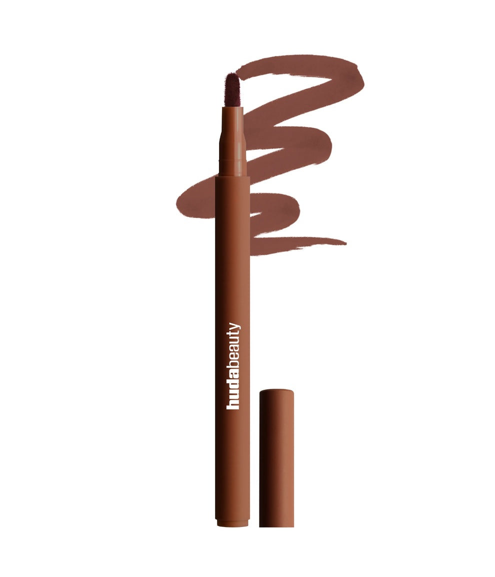Huda Beauty Lip Contour Lip Stain For 12-Hour Wear - Mocha