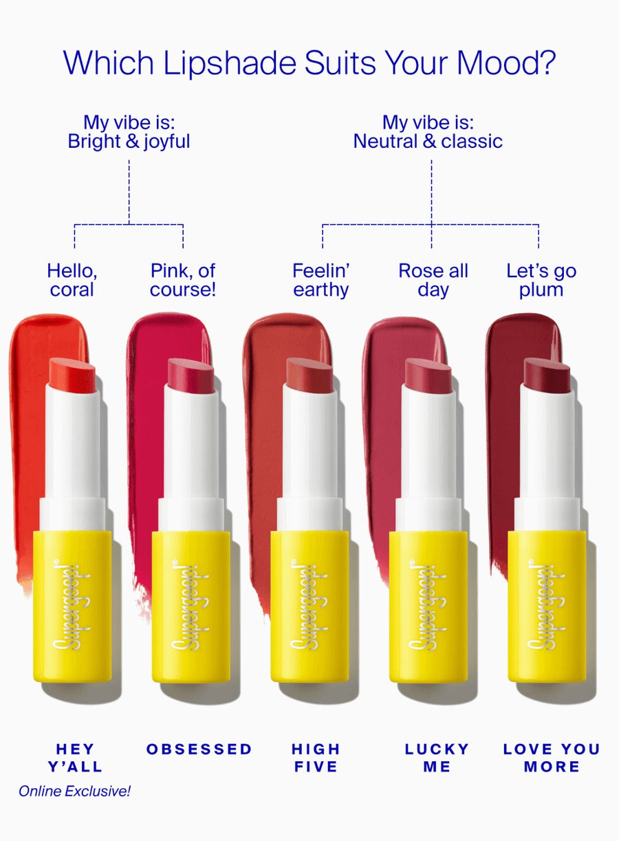 Supergoop! Lipshade 100% Mineral Lip Color SPF30