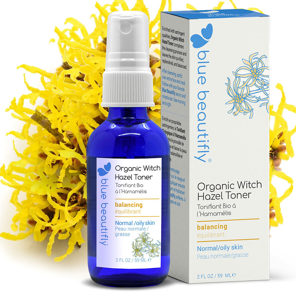 Blue Beautifly Organic Witch Hazel Toner 2oz
