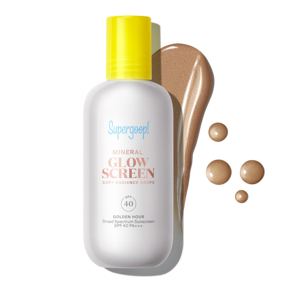 Supergoop! Mineral Glowscreen Soft-Radiance Drops SPF40 1.7oz - Golden Hour