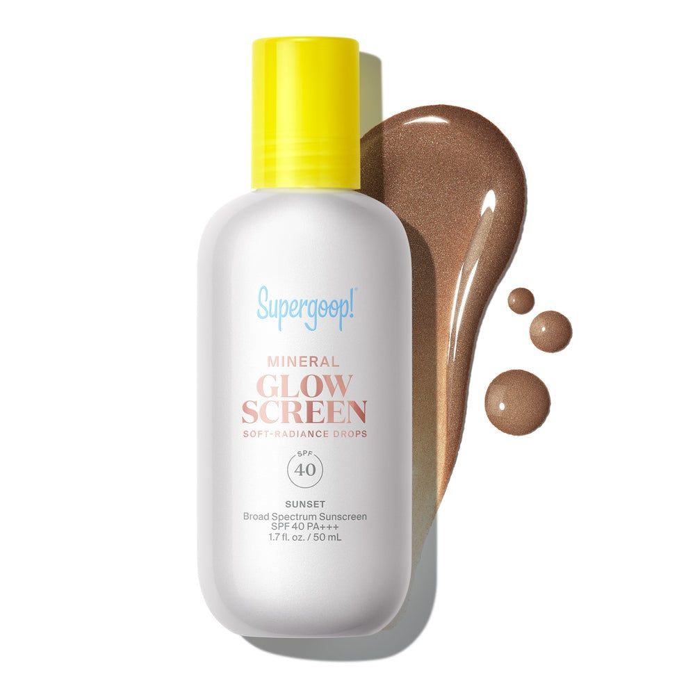 Supergoop! Mineral Glowscreen Soft-Radiance Drops SPF40 1.7oz - Sunset