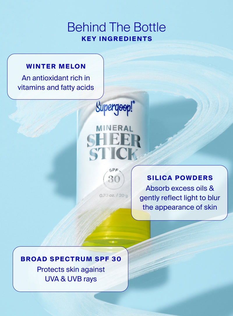Supergoop! Mineral Sheer Stick SPF30