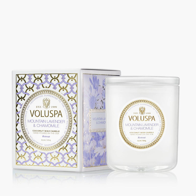 Voluspa Mountain Lavender & Chamomile Classic Candle 9.5oz