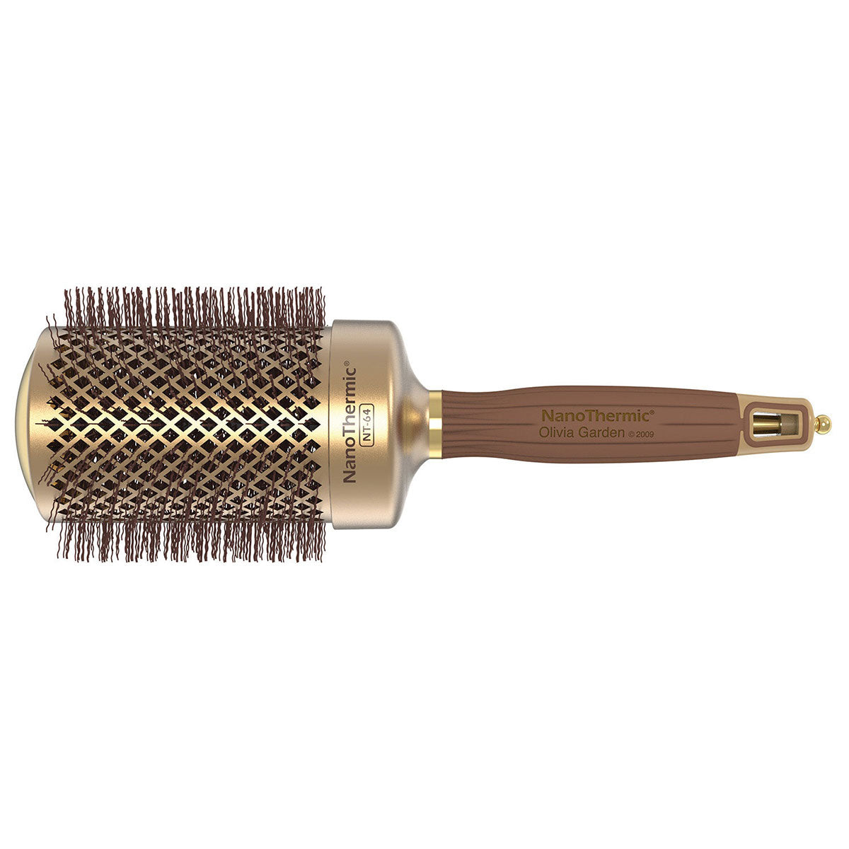 Olivia Garden NanoThermic Ceramic + Ion Round Brush - 2 3/4" (NT-64)