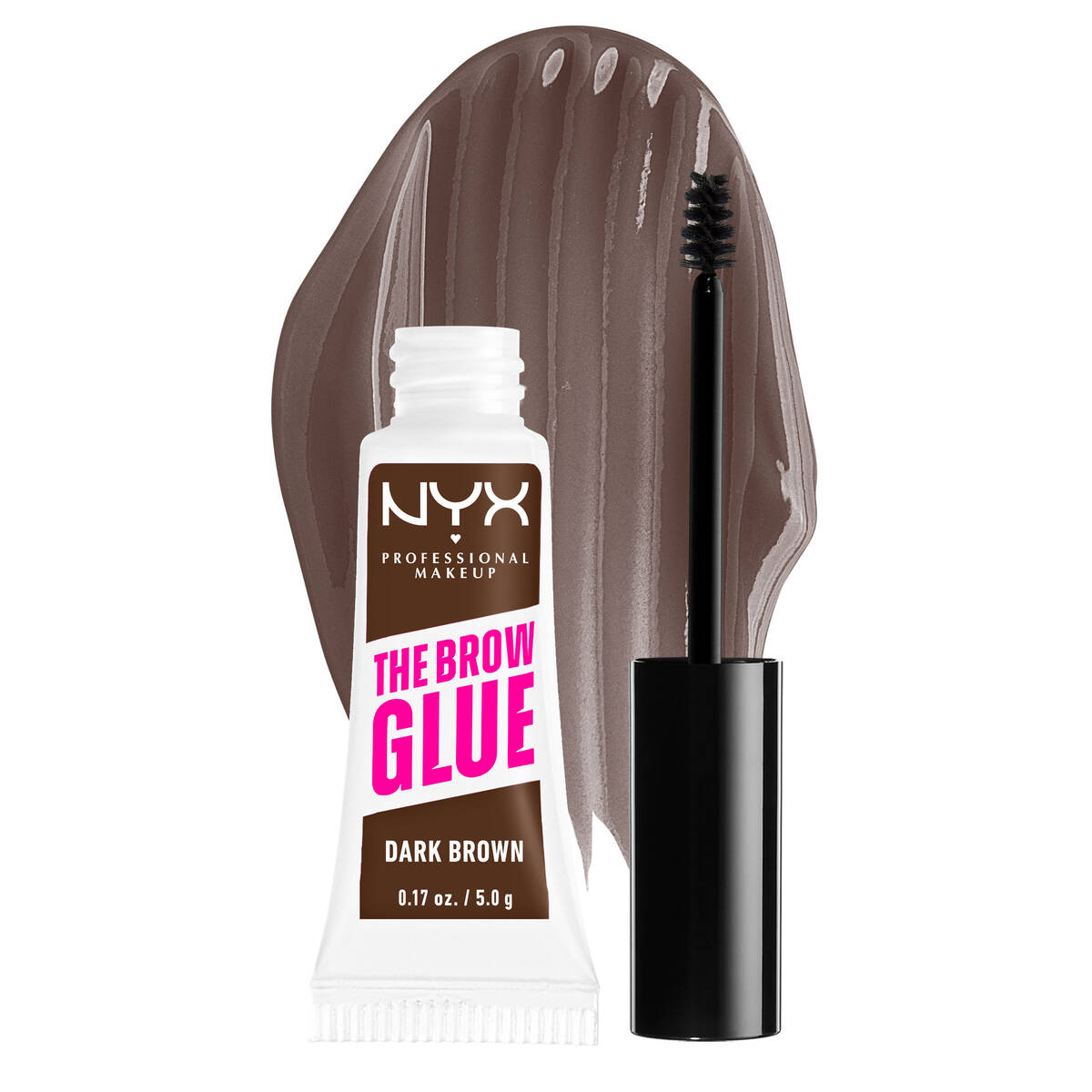 NYX The Brow Glue Instant Brow Styler Tinted - Dark Brown