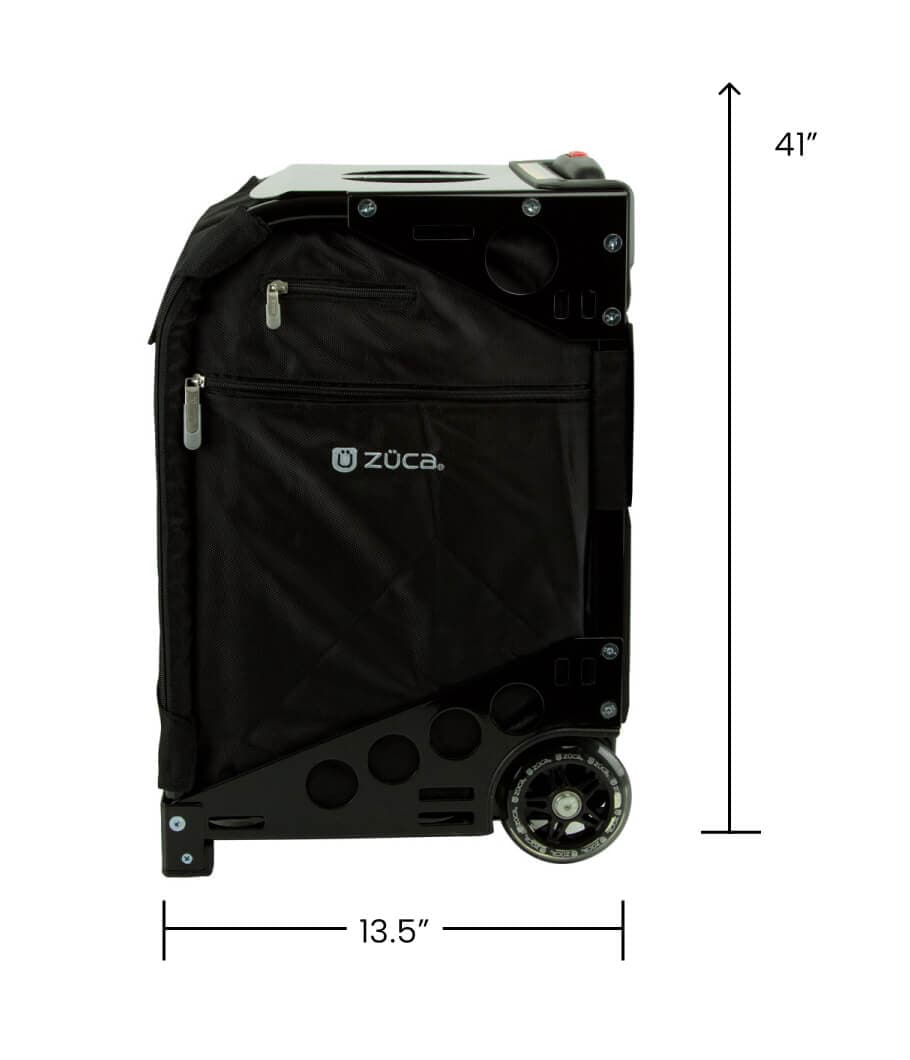 Zuca Pro Artist with 5 pouches - Black on Silver