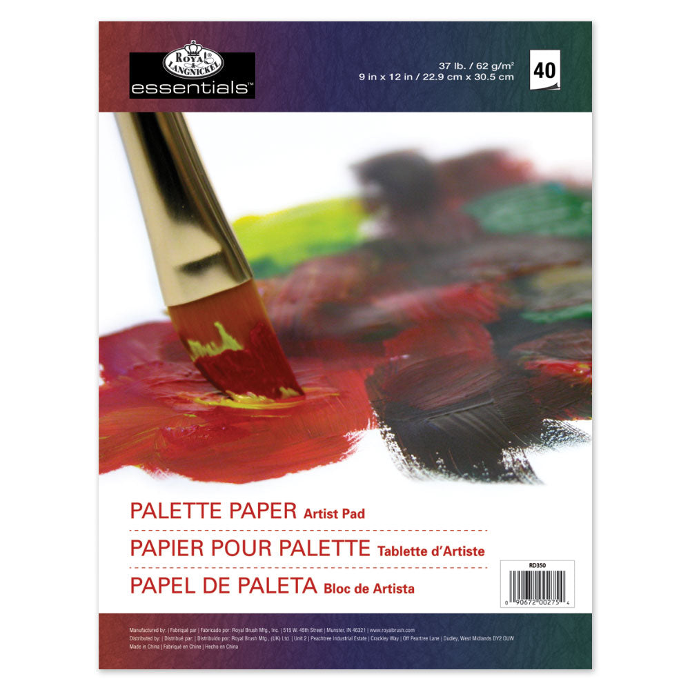 Royal & Langnickel RD350 Palette Paper Artist Pad 9"x12" 40 Sheets