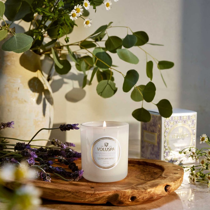 Voluspa Mountain Lavender & Chamomile Classic Candle 9.5oz