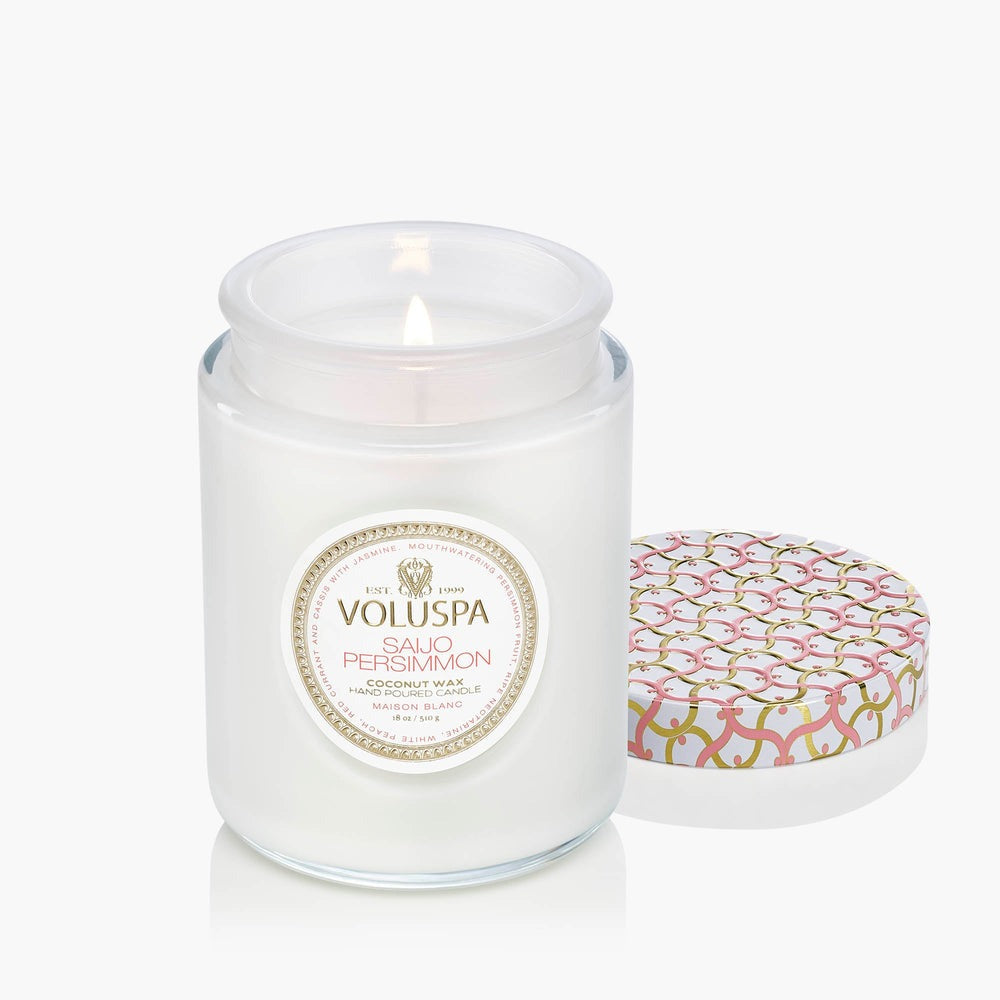 Voluspa Saijo Persimmon Large Jar Candle 18oz