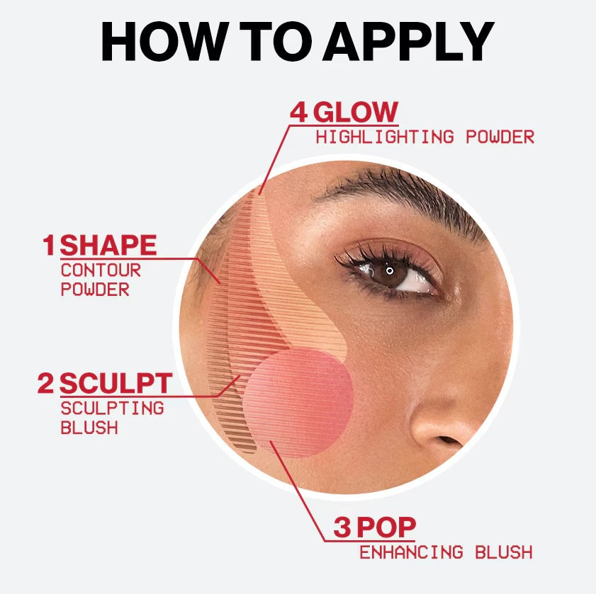 Smashbox Halo Sculpt and Glow Face Palette With Vitamin E