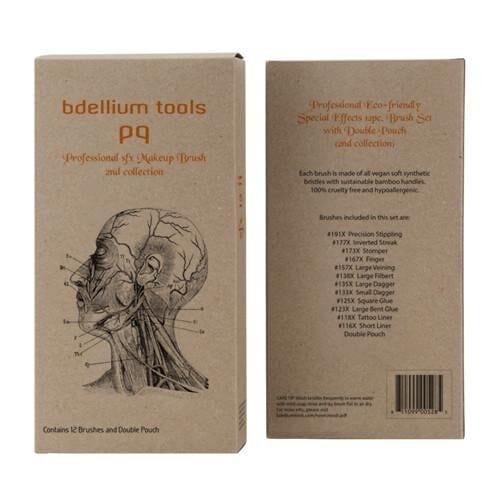 Bdellium SFX Brush Set 12 pc. with Pouch (2nd Collection)