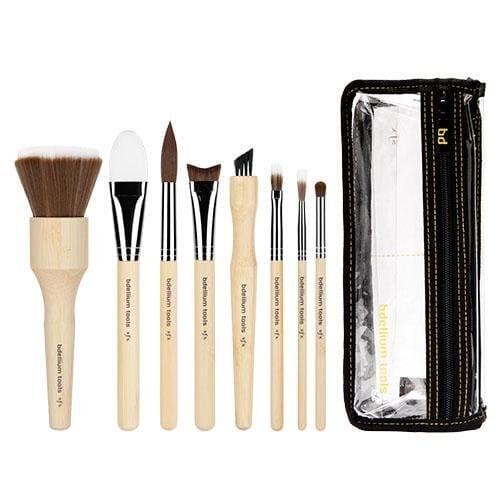 Bdellium SFX Brush Set with Double Pouch - 8 Pieces