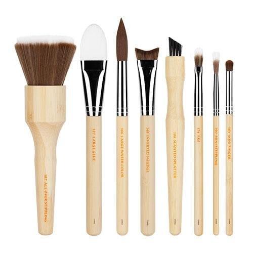 Bdellium SFX Brush Set with Double Pouch - 8 Pieces