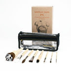 Bdellium SFX Brush Set with Double Pouch - 8 Pieces