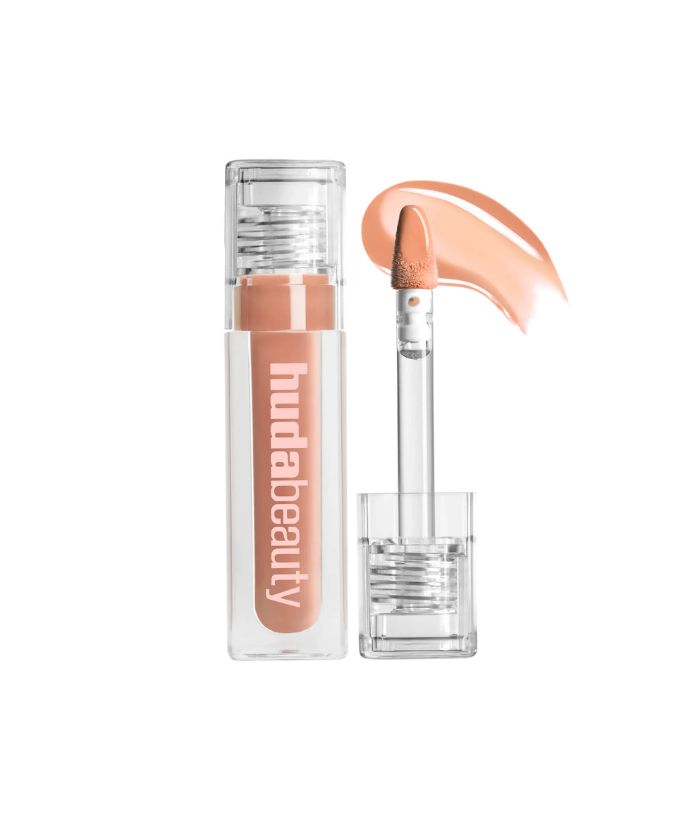 Huda Beauty FAUX FILLER Extra Shine Lip Gloss - Midcealer