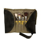 Bdellium Basic 7 Piece Brush Set with Roll-up Pouch