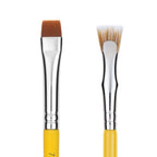 Bdellium Yellow Studio 727 Double-Ended Bent Lash Fan / Flat Definer