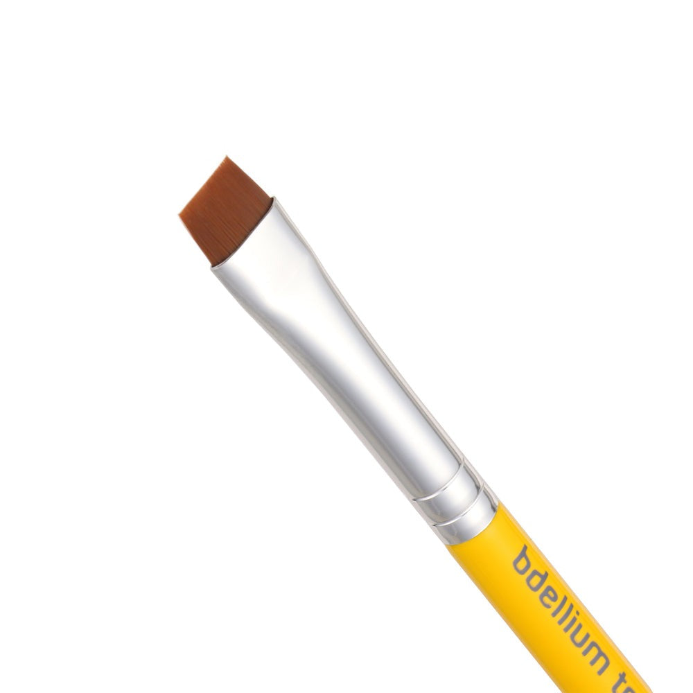 Bdellium Yellow Studio 727 Double-Ended Bent Lash Fan / Flat Definer