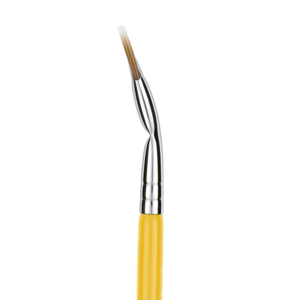 Bdellium Yellow Studio 727 Double-Ended Bent Lash Fan / Flat Definer