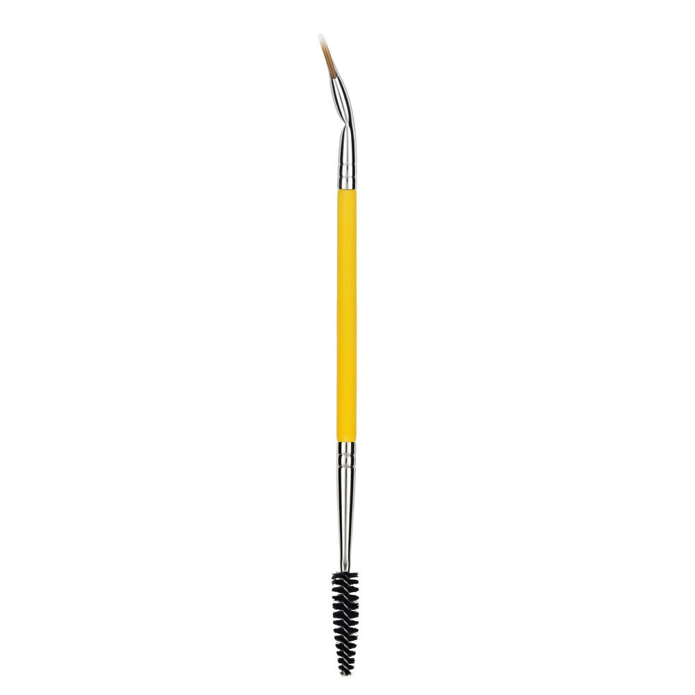 Bdellium Yellow Studio 728 Double-ended Bent Lash Fan / Spoolie