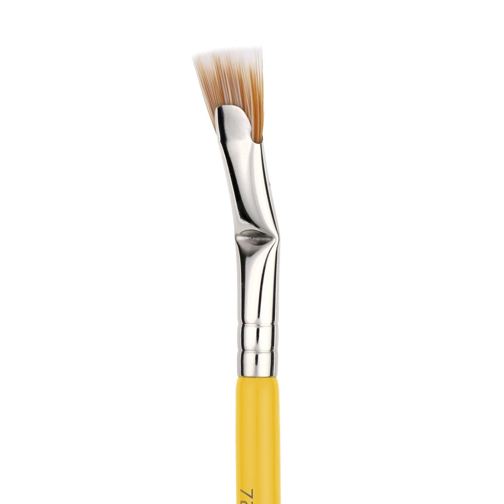 Bdellium Yellow Studio 728 Double-ended Bent Lash Fan / Spoolie