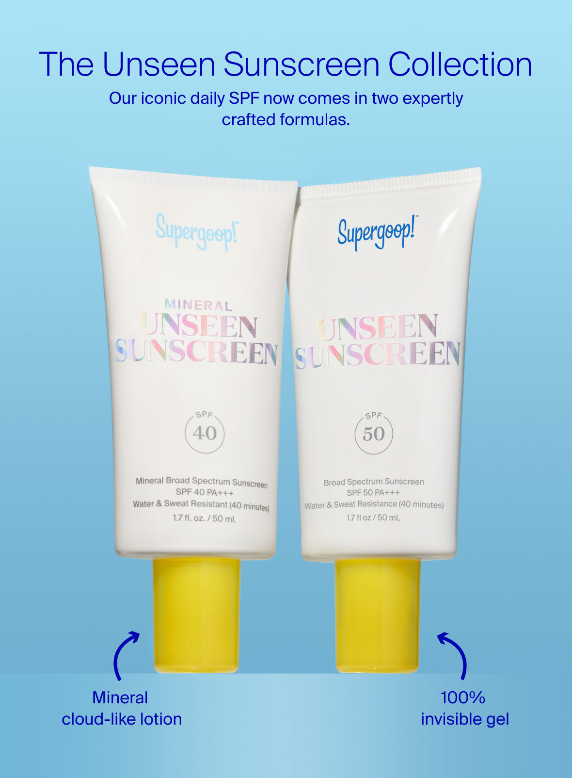Supergoop! Mineral Unseen Sunscreen SPF40 1.7oz