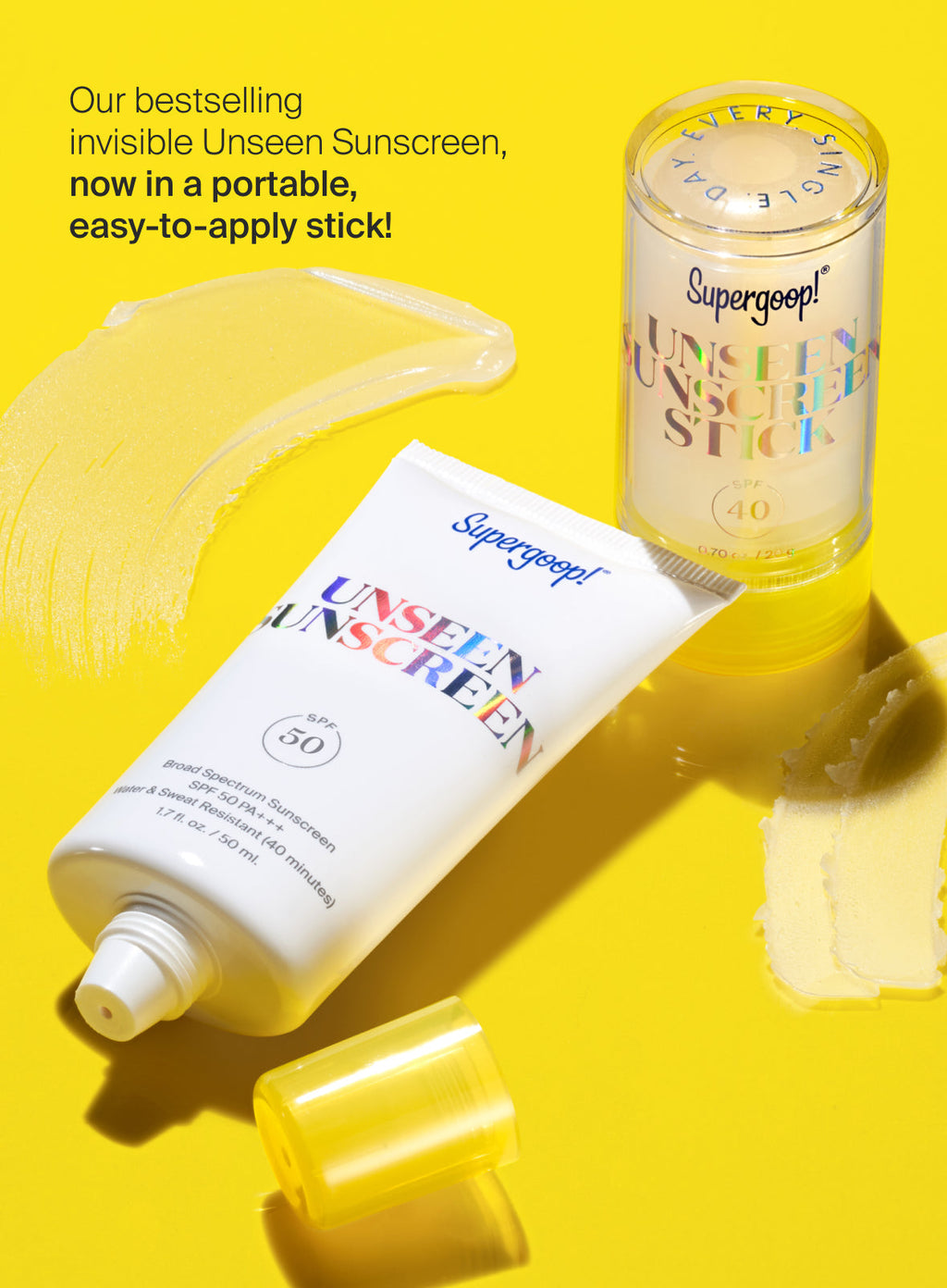 Supergoop! Unseen Sunscreen Stick SPF40