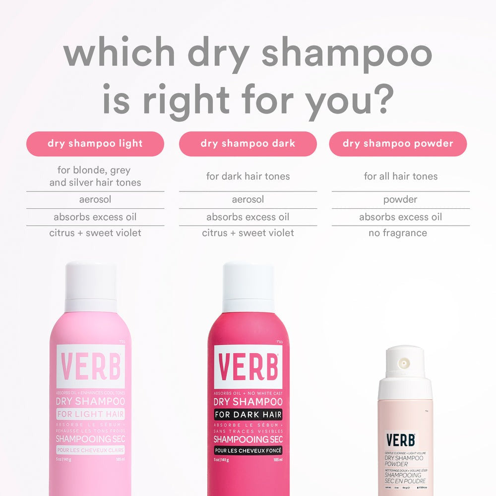 VERB Dry Shampoo Dark 5oz