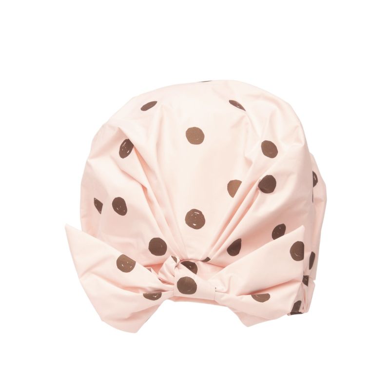Kitsch Luxury Shower Cap Blush Dot SKU 220934