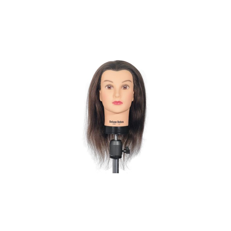 Deluxe Debra Manikin Cosmetology Mannequin Head 100% Real Human Hair -  Mercado 1 to 20 Dirham Shop