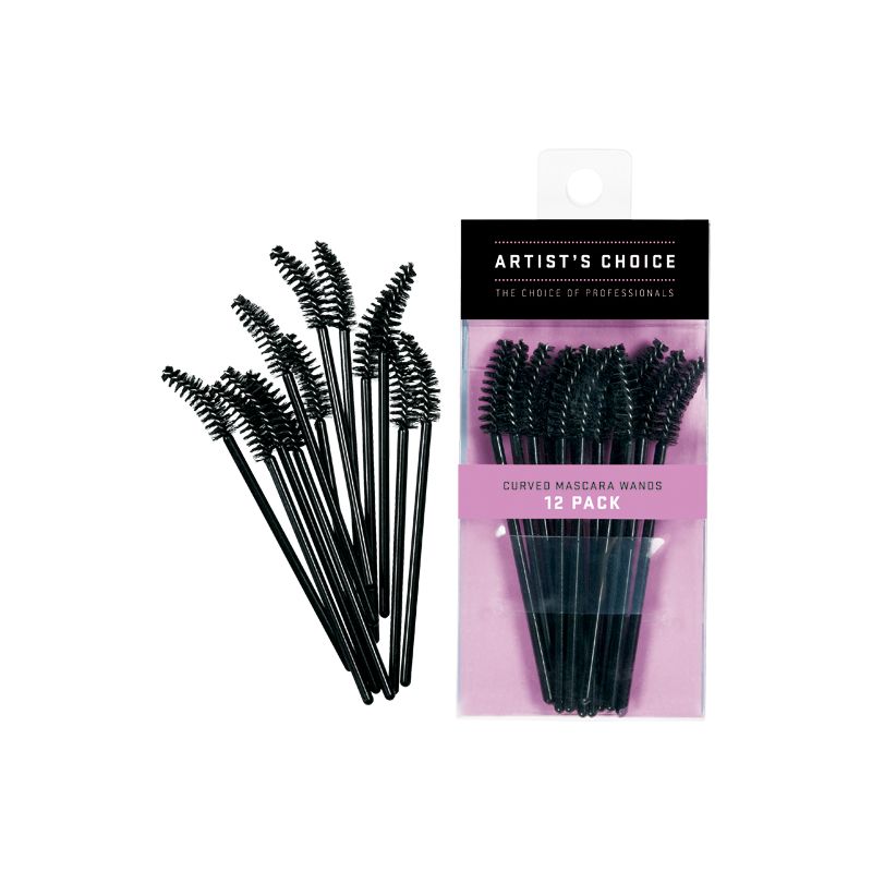 Artists Choice Curved Mascara Wands 12 Pack SKU 159351
