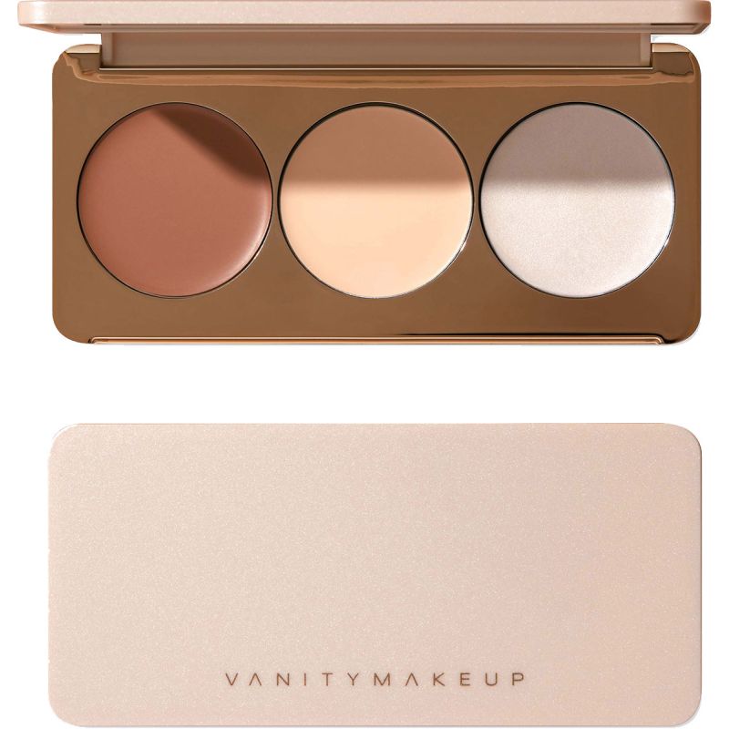 Vanity Makeup Sculpt & Glow Palette Fair SKU 216678