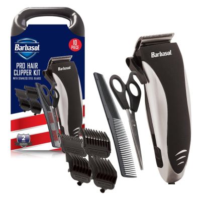 Pro Hair Clipper Kit with Stainless Steel Blades 219642  