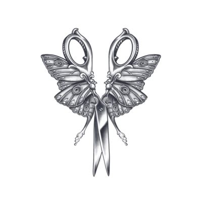 Single Tattoo Mariposa 217149  