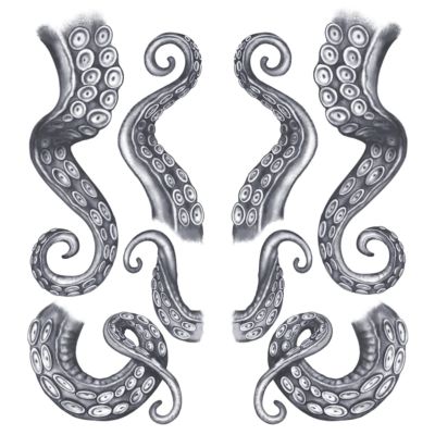 Tentacle Filler Tattoo 217154  