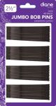 D458 Jumbo Bob Pins 2 1/2 Inch Black 40pk 157731  