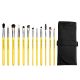 Bdellium 12 Piece Eyes Brush Set with Roll-up Pouch 175869  