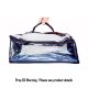 113 Cosmetic Travel Bag Clear/Black Large 181350  