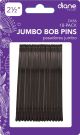 456 Jumbo Bob Pins 2 1/2 Inch Black 18pk 210425  