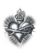 Single Tattoo Sacred Heart 211788  